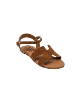 BON BON sandali 1004-C CAMOSCIO MARRONE