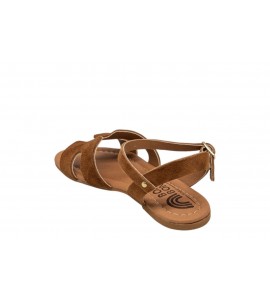 BON BON sandali 1004-C CAMOSCIO MARRONE