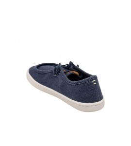GIOSEPPO MOCASSINI 78456 BAREFOOT NAUTICI TELA BULH NAVY