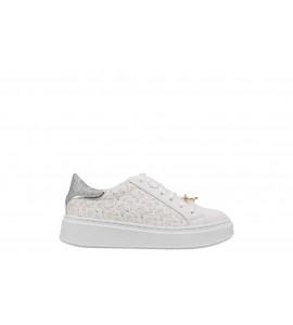PATRIZIA PEPE PPK327.06 BIANCO/PLATINO ECOV