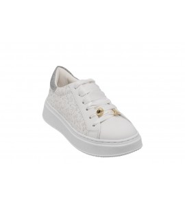 PATRIZIA PEPE PPK327.06 BIANCO/PLATINO ECOV