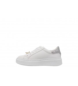 PATRIZIA PEPE PPK327.06 BIANCO/PLATINO ECOV