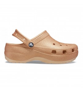 CROCS Classic Platform Glitter Clog W