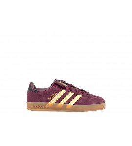 ADIDAS bambino KI7358 GAZZELLE INDOOR C MARRON/ALMYEL
