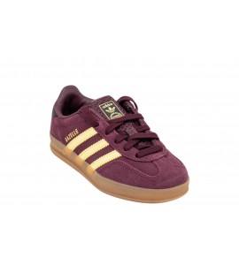 ADIDAS bambino KI7358 GAZZELLE INDOOR C MARRON/ALMYEL