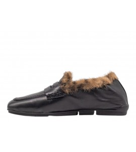 ASH mocassino FW26-M-151935-002 BARKLEY FUT BLACK/SADDLE