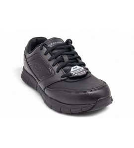 SKECHERS UOMO Work Relaxed Fit: Nampa SR 77156EC/BLK
