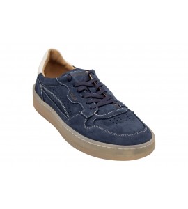 LEMARGO sneaker HB01c nabuk blu/burro