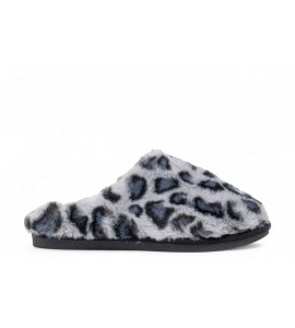 GRUNLAND Ciabatta peluche animalier | KANT