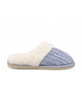 GRUNLAND Ciabatta in maglia e peluche | KANT