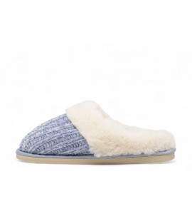 GRUNLAND Ciabatta in maglia e peluche | KANT