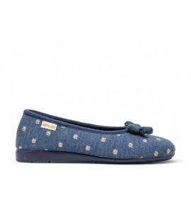 GRUNLAND Pantofola con fiocco | TEXI