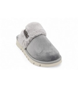 GRUNLAND Ciabatta con eco pelliccia | LOXI