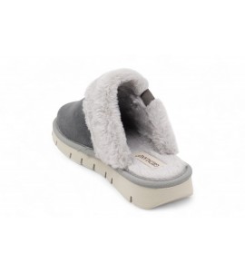 GRUNLAND Ciabatta con eco pelliccia | LOXI