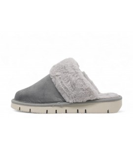 GRUNLAND Ciabatta con eco pelliccia | LOXI