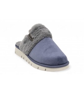 GRUNLAND Ciabatta con eco pelliccia | LOXI