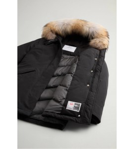 WOOLRICH Arctic Parka in Ramar Cloth con pelliccia removibile