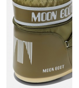 MOON BOOT STIVALE ICON LOW IN NYLON KHAKI 0D1409340/M006