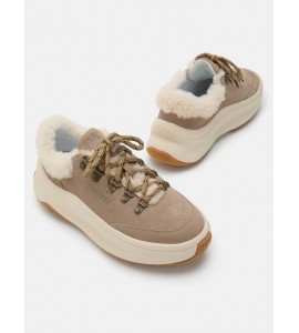 MOON BOOT SNEAKER MOON247 CITY IN SHEARLING BEIGE