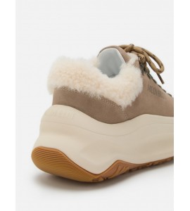 MOON BOOT SNEAKER MOON247 CITY IN SHEARLING BEIGE