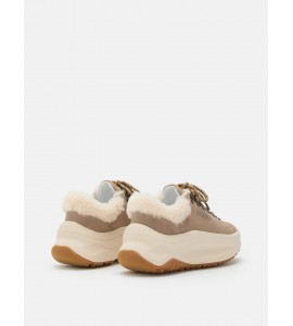 MOON BOOT SNEAKER MOON247 CITY IN SHEARLING BEIGE