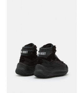 MOON BOOT SNEAKER MOON247 XLACE MID NERO