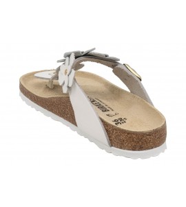 BIRKENSTOCK DONNA GIZEH FLOWER EMBE WHITE 1026686