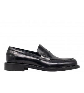 EXTON MOCASSINO 4482 ABRASIVATO NERO