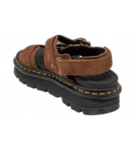DR. MARTENS Sandali Zebzag in pelle Nabuk con platform 42853200