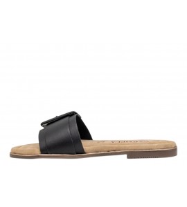 CARMELA ciabatta flat 162406 S. PIEL NEGRO