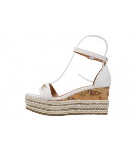 ALVIERO MARTINI sandalo con zeppa1403/8662/0900 WHITE