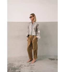 8PM D8PM61P01/053 PANTALONE PERTH TABACCO