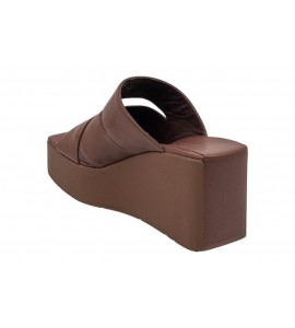 VIC MATIE' 1K5450D_K10C070338 Mules con zeppa ebano