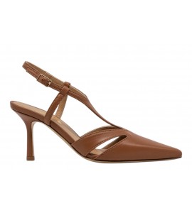 WO MILANO slingback 323 SETA BROWN