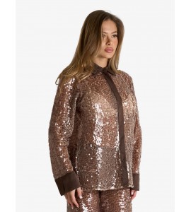JIJIL JPE26CA184.0RT0035/0005 CAMICIA MORO