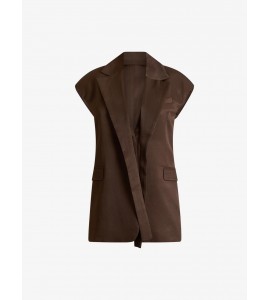 JIJIL JPE26GL202.0TE0082/0005 GILET BROWN
