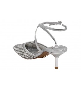 ALBANO VANITY AV7017 slingback SOFT ARGENTO