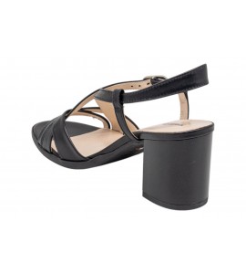 NERO GIARDINI sandalo donna E615752D/100 NAPPA PANDORA NERO