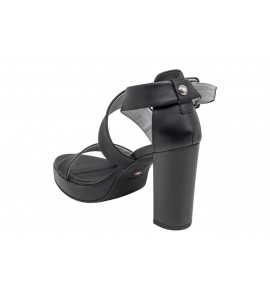 NERO GIARDINI sandalo donna E615800D/100 TAMIGI NERO
