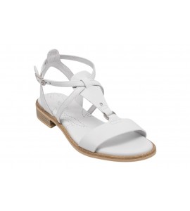 NERO GIARDINI sandalo basso E615895/707 LOIRA BIANCO