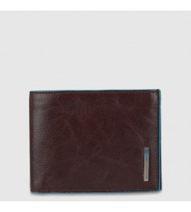 PIQUADRO Portafoglio uomo con porta documenti, porta Blue Square