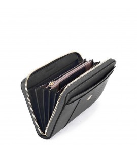 PIQUADRO Portafoglio donna soffietti con zip Circle