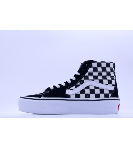 VANS SK8-HI PLATFORM 2 CHECKEBOARD-WHIT