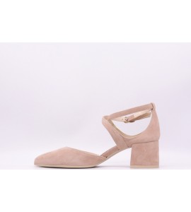 NERO GIARDINI Décolleté suede listini incrociati