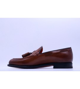 SANTONI Mocassino uomo in pelle