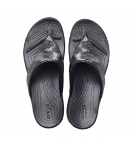 Crocs Metallic Wedge Flip W