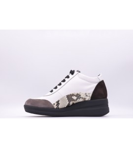 MELLUSO Sneakers donna con dettaglio pitonato