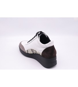 MELLUSO Sneakers donna con dettaglio pitonato