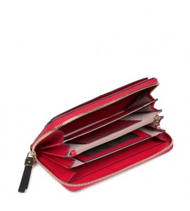 PIQUADRO Portafoglio donna soffietti con zip Circle