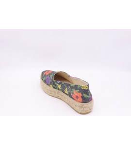LA MAISON Espadrillas in tessuto lurex